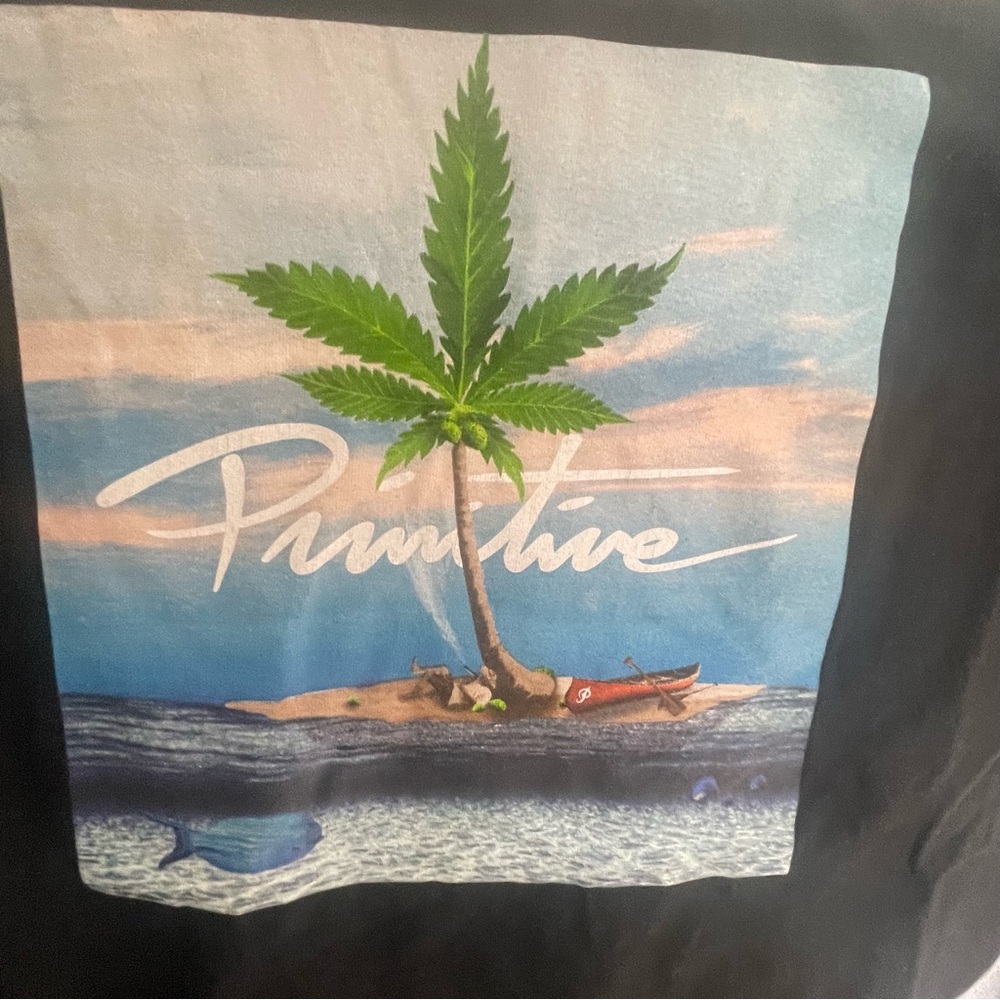 Primitive men’s T-shirt brand new 2x xxl weed 420 pot head lot of 2 nwt